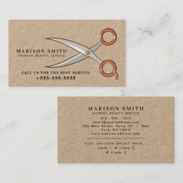 Barber Shop Hair Stylist Professional Barbershop Visitekaartje