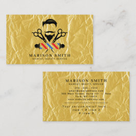 Barber Shop Hair Stylist Visitekaartje