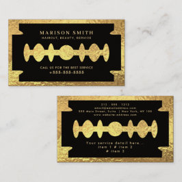 Barber Shop Hair Visitekaartje