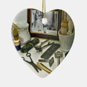 Barber Shop Keramisch Ornament (Rechts)