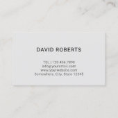 Barber Shop Moderne Barber Pool Logo Rood Haar Visitekaartje (Achterkant)