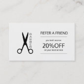 Barber shop noir et blanc modèle de référence (Devant)