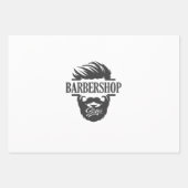 Barber Shop Pattern Wrapping Paper (Voorkant 3)