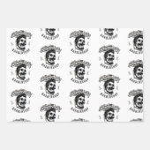 Barber Shop Pattern Wrapping Paper (Voorkant 2)