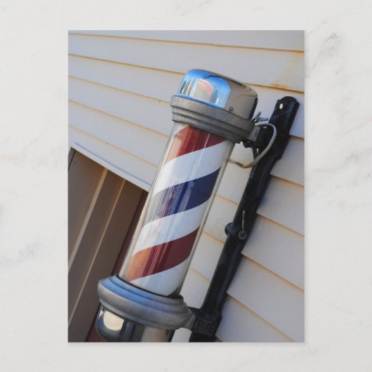 Barber Shop Pole Carte postale (Devant)
