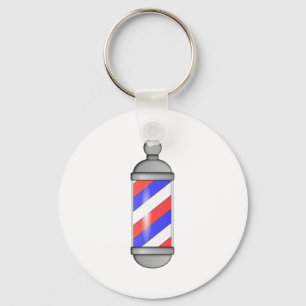 Barber Shop Pole Sleutelhanger