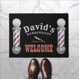 Barber Shop Poles Barbershop Hair Stylist Welkom Deurmat