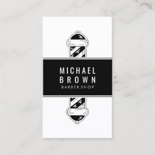 Barber shop pool Simple Visitekaartje