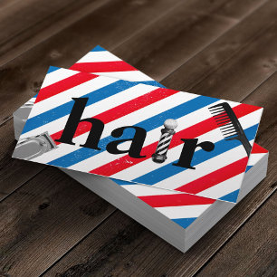Barber Shop Professionele Haarstylist Visitekaartje