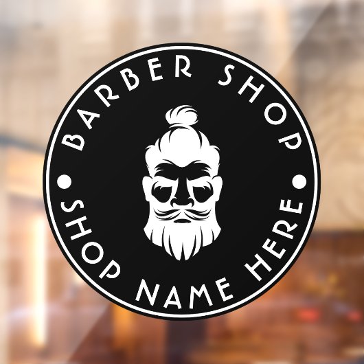 Barber Shop Raamsticker (Vel 2)
