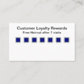 Barber Shop récompense les Cartes de visite (Dos)