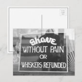 Barber Shop Sign. 1942 Briefkaart (Voorkant / Achterkant)