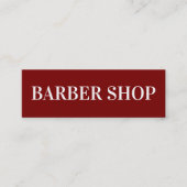 Barber Shop Simple Barber Light Cartes de visite (Devant)