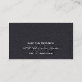 Barber Shop Tools Carte de visite (Dos)