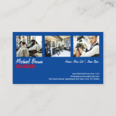 Barber Shop Visitekaartje (Achterkant)