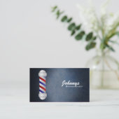 Barber Shop-Visitekaartjes Visitekaartje (Staand voorkant)