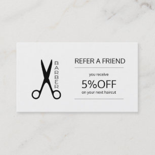 Barber shop zwart-wit verwijzing sjabloon