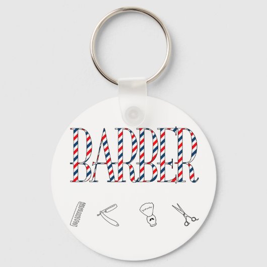 Barber Sleutelhanger (Voorkant)