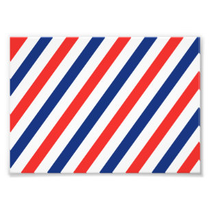 Barber Stripes Foto Afdruk