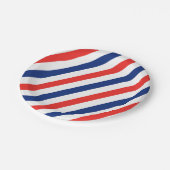 Barber Stripes Papieren Bordje (Gekanteld)