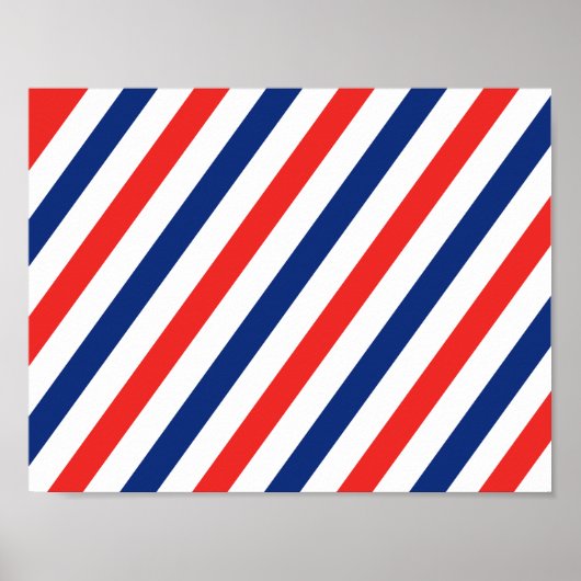 Barber Stripes Poster (Voorkant)