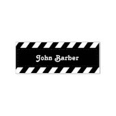 Barber Stripes Rubberstempel (Gestempeld)