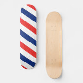 Barber Stripes Skateboard (Voorkant)