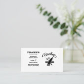 Barber Stylist Ciseaux Barber Shop Carte de visite (Debout devant)