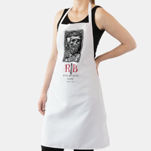 Barber Tarot Logo Monogram Schort (Insitu)