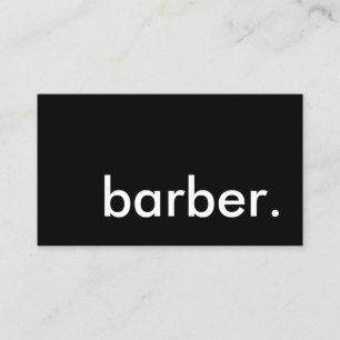 barber. visitekaartje