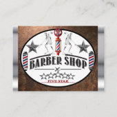 barber visitekaartje (Voorkant)