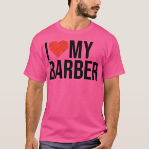 Barber-vrouw echtgenoot cadeautjes voor haar t-shirt