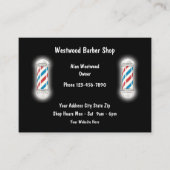 Barber Winkelen Grote Visitekaartjes (Voorkant)