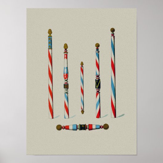  Barber-winkelpolen Poster (Voorkant)