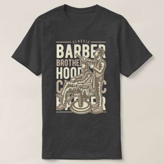 Barberbroederschap 19 t-shirt (Design voorkant)
