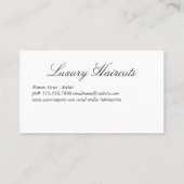 Barbergereedschap | Patroon Afsprakenkaartje (Achterkant)