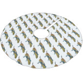 Barberpoolsprinkhaan, afbeelding cartoon kerstboom rok (Gekanteld)