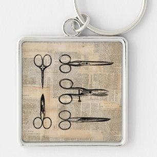 Barbers Antiek schaar Sleutelhanger