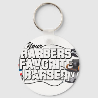 Barbers favoriete Barber Sleutelhanger