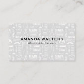 Barbershop Achtergrond Visitekaartje (Voorkant)