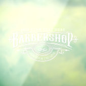  Barbershop Business Front Wind aanpassen Raamsticker (Vel 3)