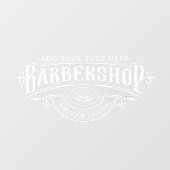  Barbershop Business Front Wind aanpassen Raamsticker (Vel)