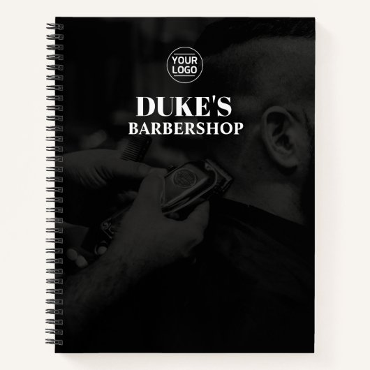 Barbershop Custom Spiral Notitieboek (Voorkant)
