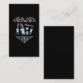 Barbershop Kwartet Musical Notes Band Humor Visitekaartje (Voorkant / Achterkant)