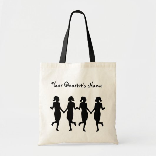 Barbershop Kwartet Tote Bag (Voorkant)