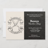 Barbershop leder open dag kaart (Voorkant)