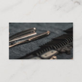 Barbershop Logo | Visitekaartje van het werkstatio (Achterkant)