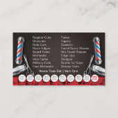 Barbershop Loyalty Kaart (Barberpool en clippers) Visitekaartje (Achterkant)