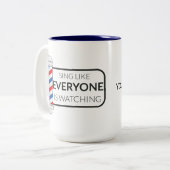 Barbershop Music SING Mug (Devant gauche)