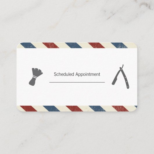 Barbershop Mustache Beard Rendez-vous (Dos)